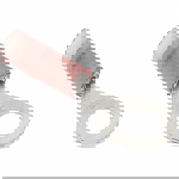 Circular Ring Terminal: Partially Insulated, 22 to 16 AWG, Crimp Connection