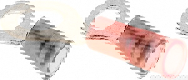 Circular Ring Terminal: Partially Insulated, 22 to 16 AWG, Crimp Connection