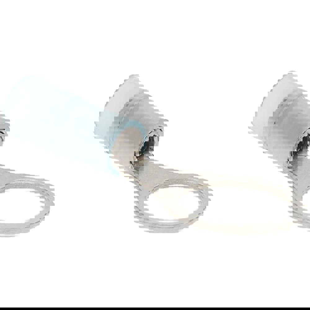 Circular Ring Terminal: Partially Insulated, 16 to 14 AWG, Crimp Connection