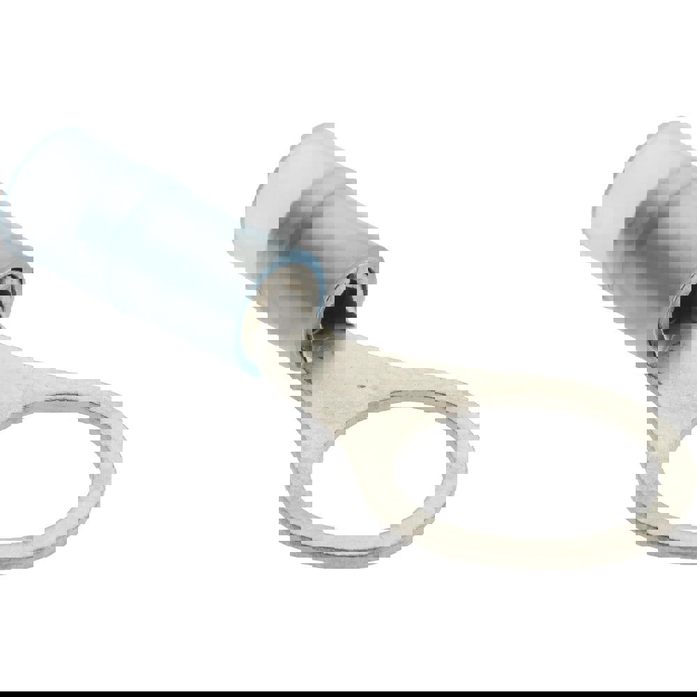 Circular Ring Terminal: Partially Insulated, 16 to 14 AWG, Crimp Connection