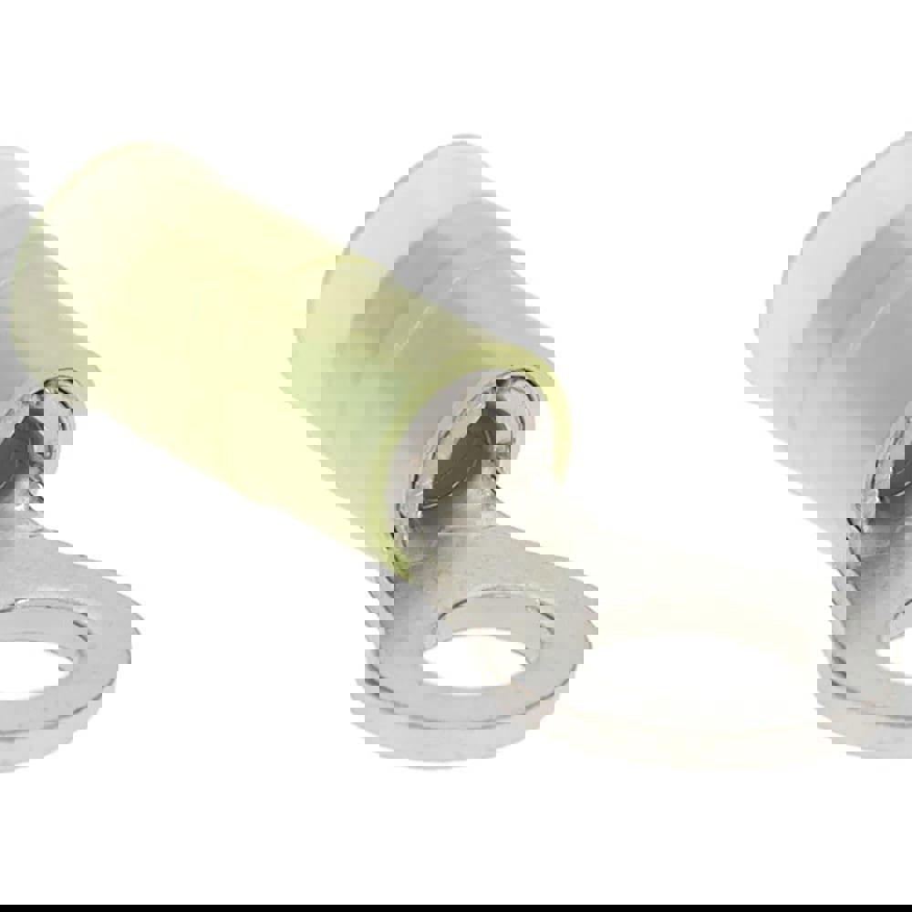 Circular Ring Terminal: Partially Insulated, 16 to 14 AWG, Crimp Connection