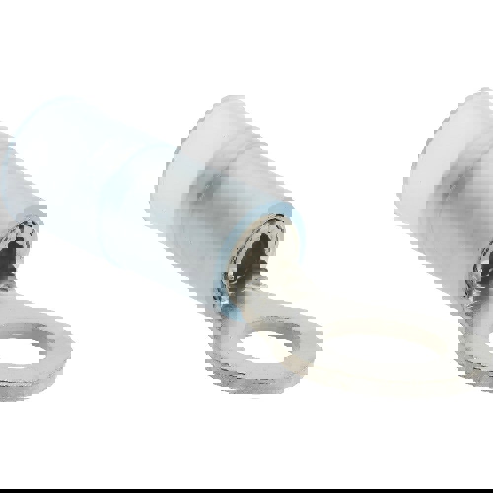 Circular Ring Terminal: Partially Insulated, 16 to 14 AWG, Crimp Connection