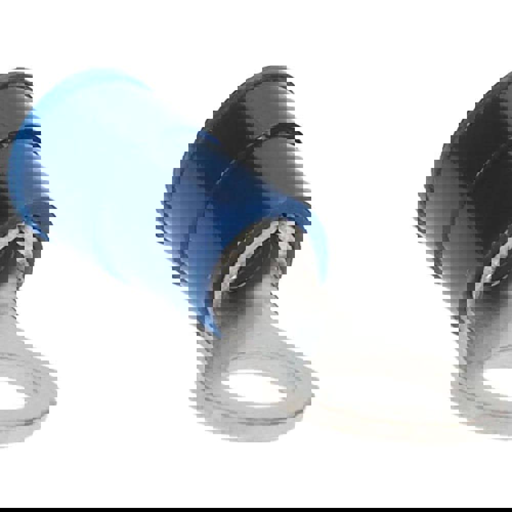 Circular Ring Terminal: Partially Insulated, 16 to 14 AWG, Crimp Connection