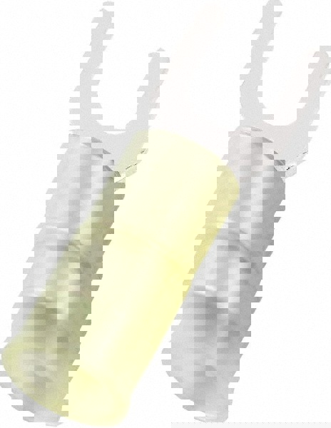 #10 Stud, 16 to 14 AWG Compatible, Partially Insulated, Crimp Connection, Standard Fork Terminal