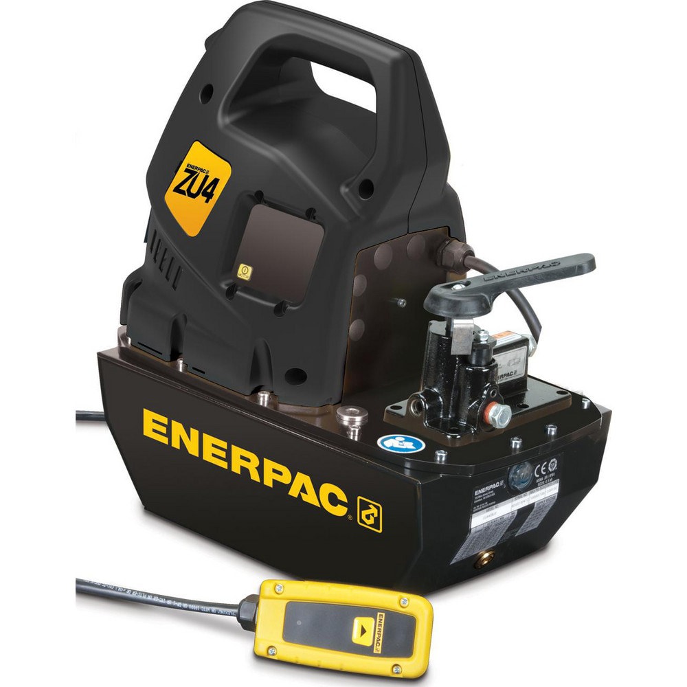 Power Hydraulic Pumps & Jacks; Type: Electric Hydraulic Pump ; 1st Stage Pressure Rating: 10000psi ; 2nd Stage Pressure Rating: 10000psi ; Pressure Rating (psi): 10000 ; Oil Capacity: 1 gal ; Actuation: Single Acting
