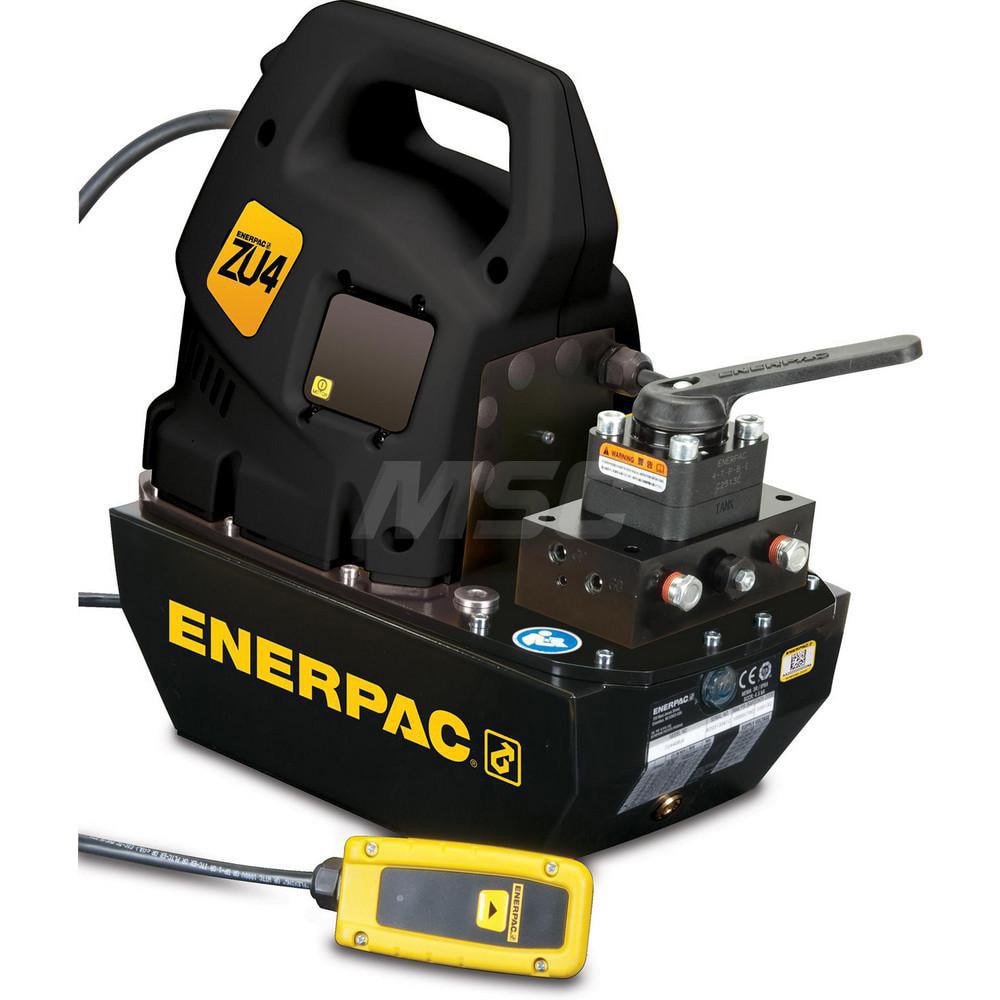 Power Hydraulic Pumps & Jacks; Type: Electric Hydraulic Pump ; 1st Stage Pressure Rating: 10000psi ; 2nd Stage Pressure Rating: 10000psi ; Pressure Rating (psi): 10000 ; Oil Capacity: 5 gal ; Actuation: Double Acting