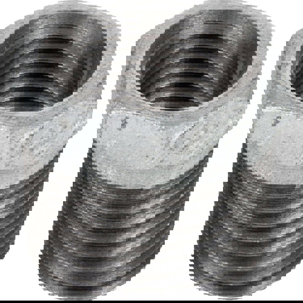 Galvanized Pipe Fittings; Fitting Type: Hex Bushing ; Fitting Size: 1/2 x 3/8 ; Material: Malleable Iron ; Fitting Shape: Straight ; Thread Standard: NPT ; Liquid and Gas Pressure Rating (psi): 150