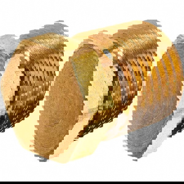 Brass Pipe Hex Plug: 3/8