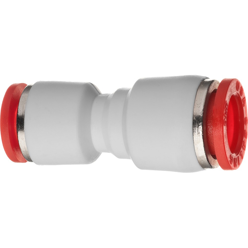 Push-to-Connect Tube Fitting: Reducing Union, 1/4 x 1/8