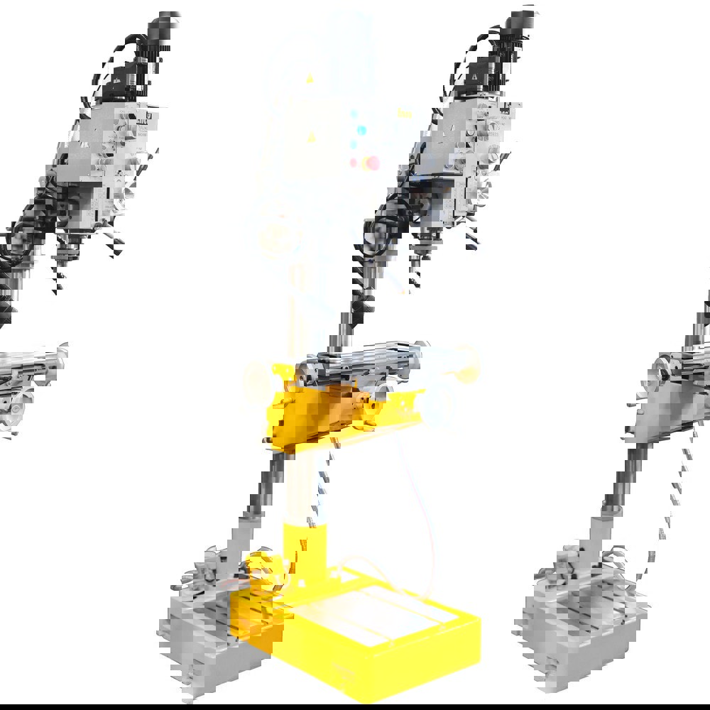Floor & Bench Drill Presses; Drive Type: Geared Head ; Swing Distance (Inch): 1-3/5 ; Spindle Speed Control: Geared Head ; Phase: Single ; Spindle Taper Size: R8 ; Minimum Spindle Speed (RPM): 90