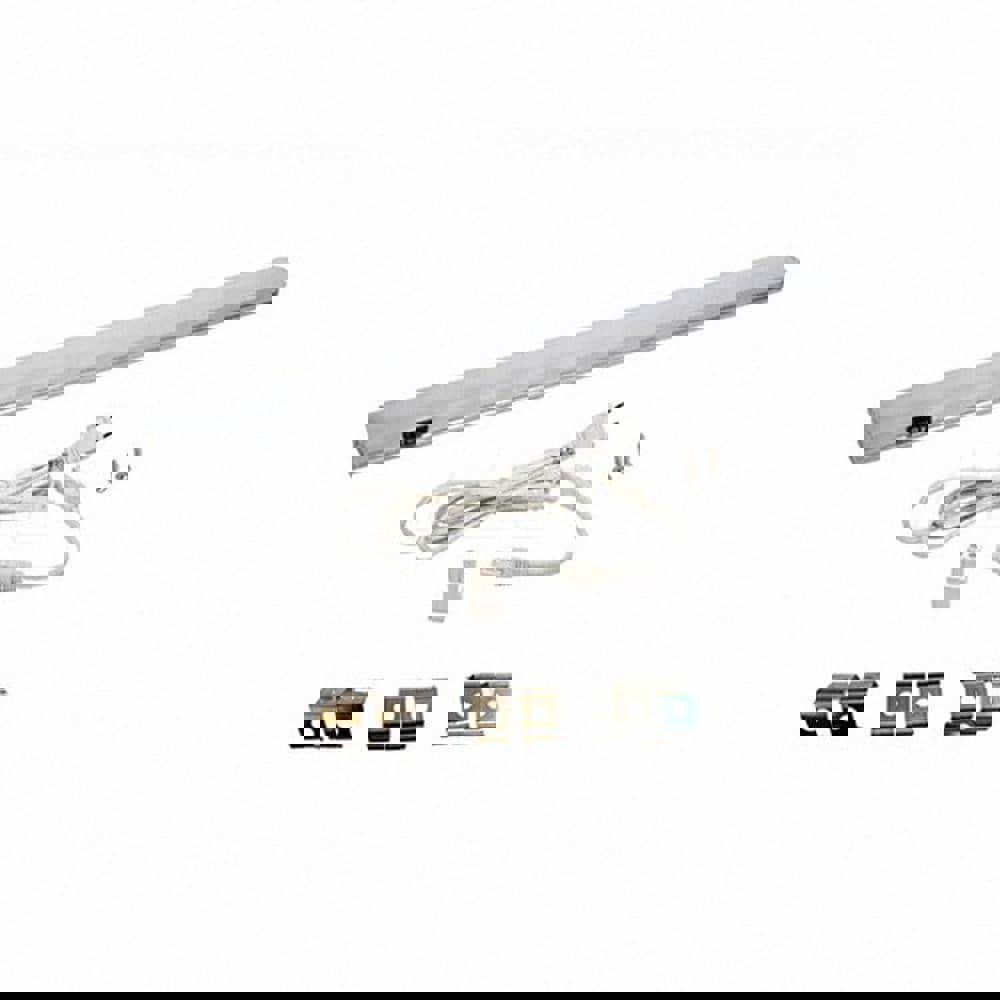 Undercabinet Light Fixtures; Lamp Type: Integrated LED; LED; Number of Lamps: 1; Overall Length (Feet): 24.00; 24 in; Overall Width: 2; Lumens: 720; Wattage: 9.000; 9; Overall Height: 1.00; Voltage: 120 VAC; 120.00; Dimmable: No; Overall Width (Inch): 2;